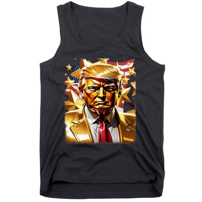 Never Surrender Sneaker Donald Trump Tank Top