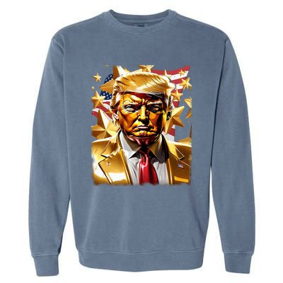 Never Surrender Sneaker Donald Trump Garment-Dyed Sweatshirt