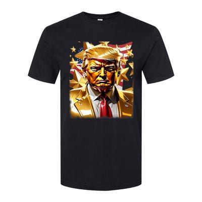 Never Surrender Sneaker Donald Trump Softstyle CVC T-Shirt