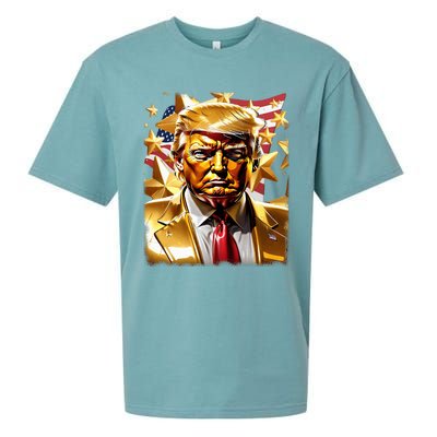 Never Surrender Sneaker Donald Trump Sueded Cloud Jersey T-Shirt