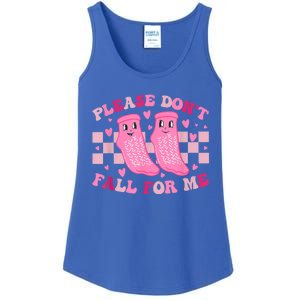 Non Slip Socks Please DonT Fall For Me Medical Nurse Gift Ladies Essential Tank