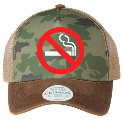 No Smoking Symbol Legacy Tie Dye Trucker Hat