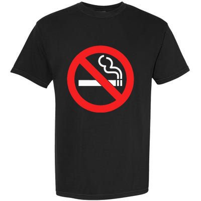 No Smoking Symbol Garment-Dyed Heavyweight T-Shirt