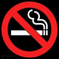 No Smoking Symbol Button