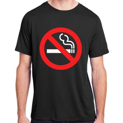 No Smoking Symbol Adult ChromaSoft Performance T-Shirt