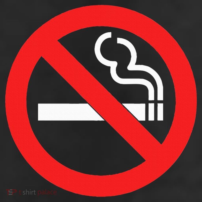 No Smoking Symbol 11oz C Handle Ceramic Mug