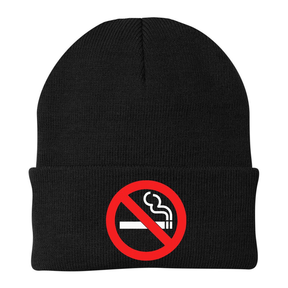 No Smoking Symbol Beanie