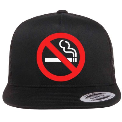 No Smoking Symbol Flatbill Hat