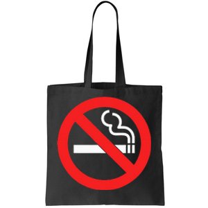 No Smoking Symbol Tote Bag