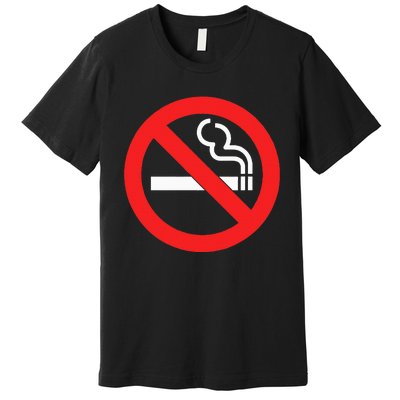 No Smoking Symbol Premium T-Shirt