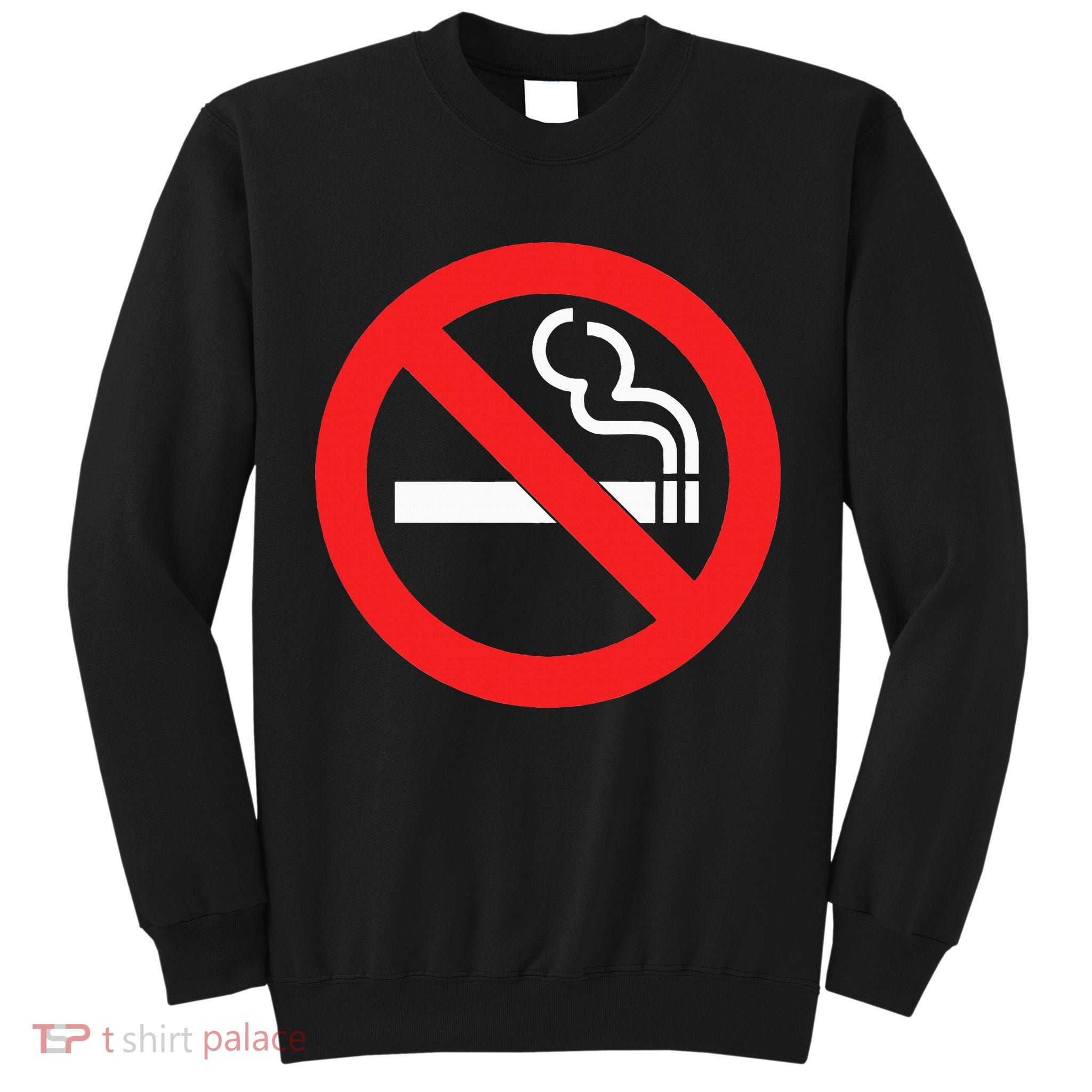 No Smoking Symbol Tall Sweatshirt