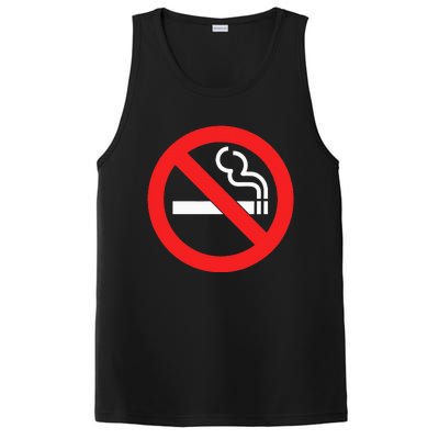 No Smoking Symbol PosiCharge Competitor Tank