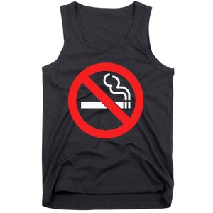 No Smoking Symbol Tank Top