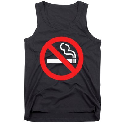 No Smoking Symbol Tank Top