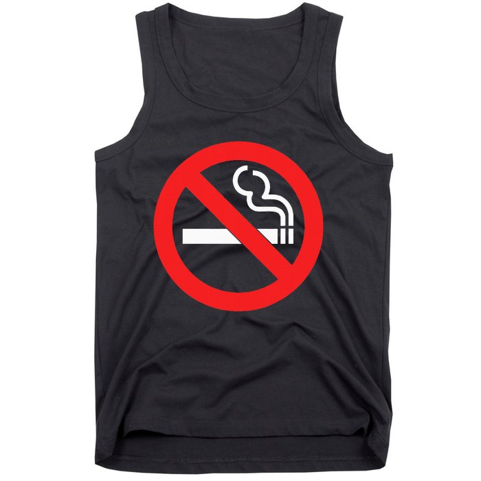 No Smoking Symbol Tank Top