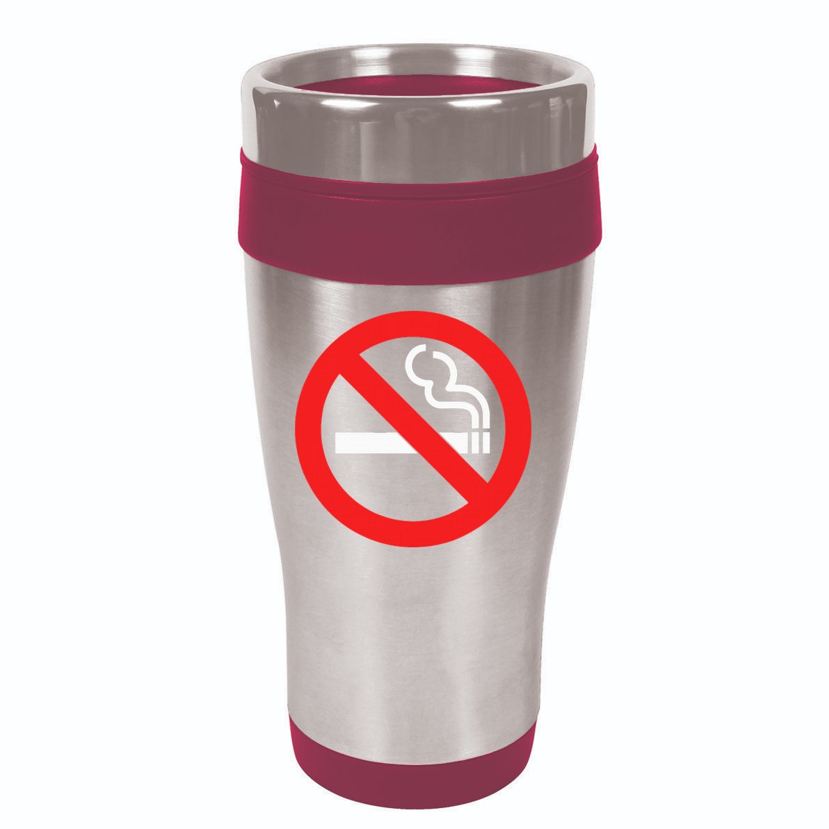 No Smoking Symbol 16oz Travel Tumbler