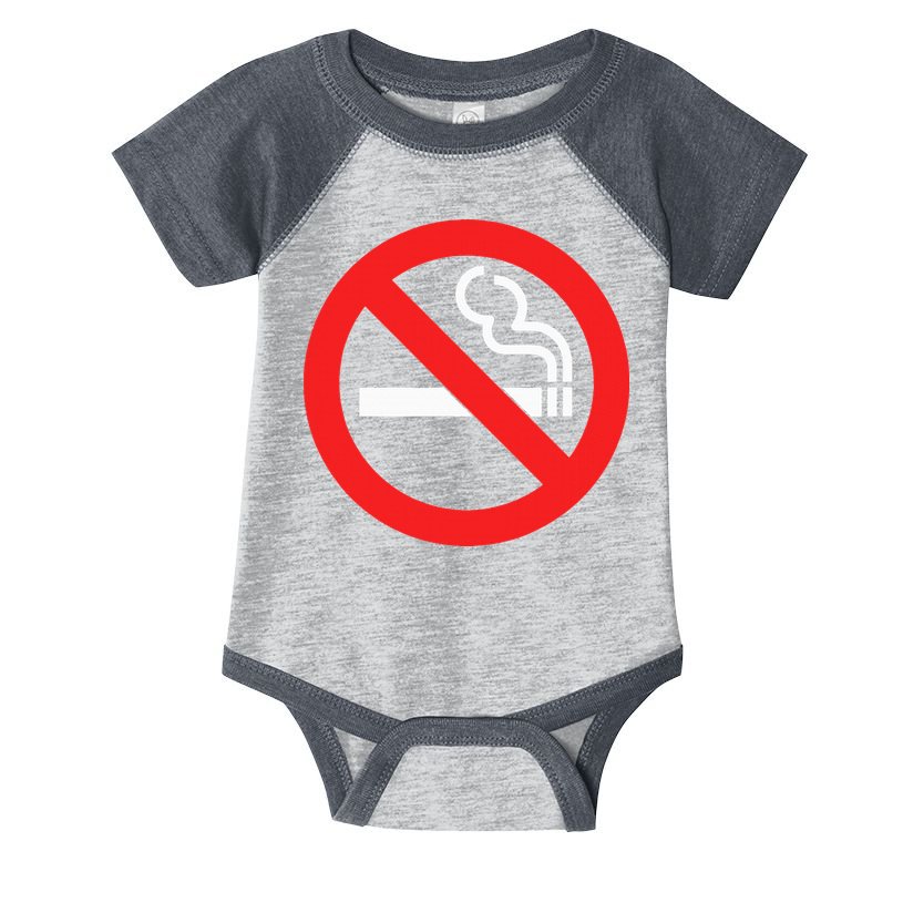 No Smoking Symbol Infant Baby Jersey Bodysuit