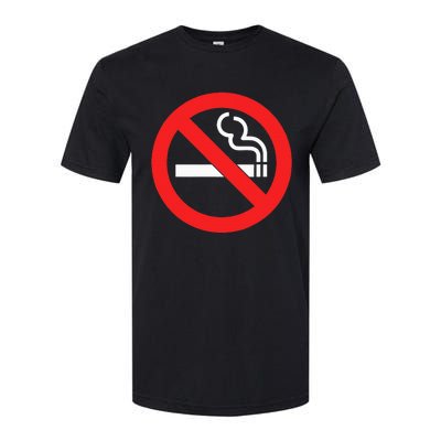 No Smoking Symbol Softstyle CVC T-Shirt