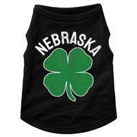 Nebraska Shamrock St. Patrick's Day Saint Paddy's Irish Doggie Tank