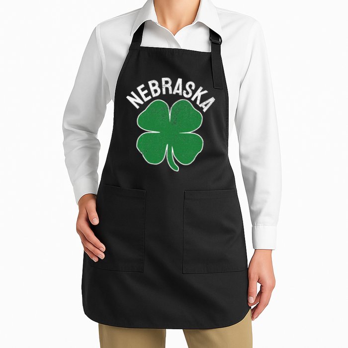 Nebraska Shamrock St. Patrick's Day Saint Paddy's Irish Apron
