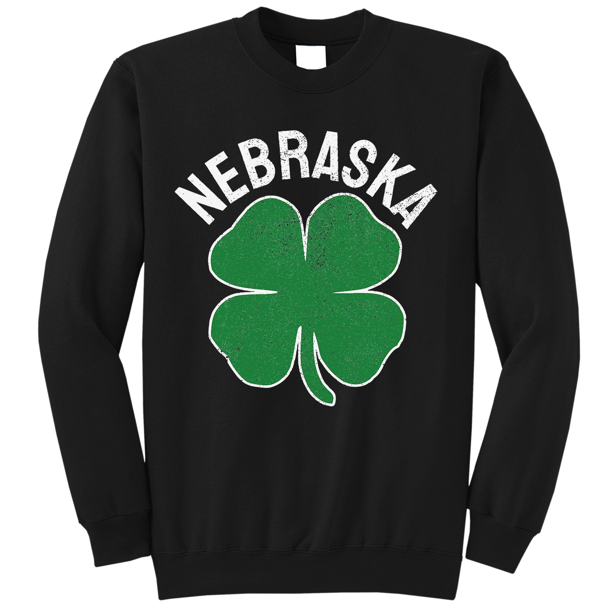 Nebraska Shamrock St. Patrick's Day Saint Paddy's Irish Sweatshirt