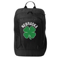 Nebraska Shamrock St. Patrick's Day Saint Paddy's Irish City Backpack