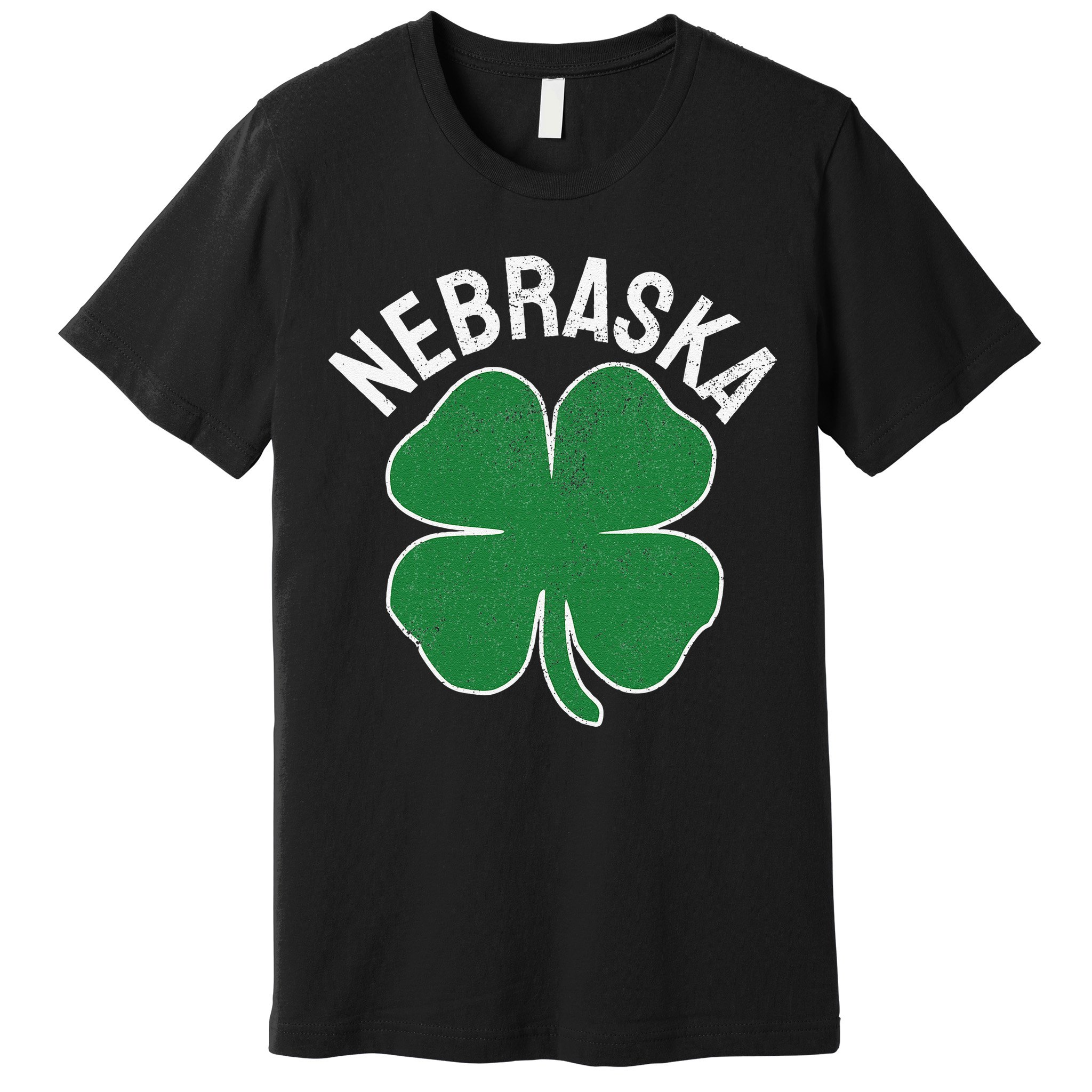 Nebraska Shamrock St. Patrick's Day Saint Paddy's Irish Premium T-Shirt