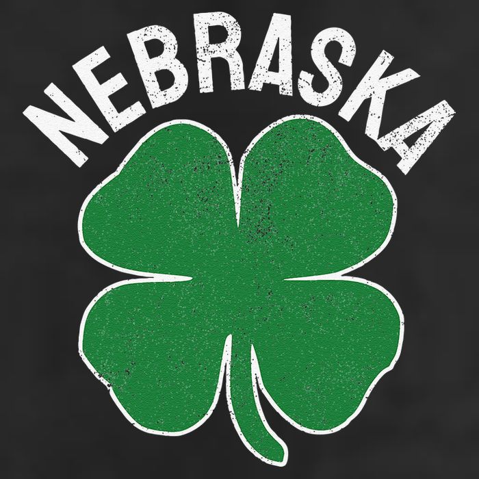Nebraska Shamrock St. Patrick's Day Saint Paddy's Irish Golf Towel