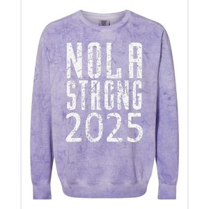 Nola Strong Support Colorblast Crewneck Sweatshirt