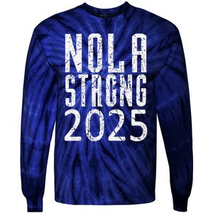 Nola Strong Support Tie-Dye Long Sleeve Shirt