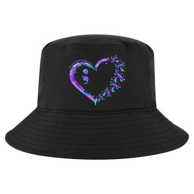 No story should end too soon Suicide Prevention Awareness Cool Comfort Performance Bucket Hat