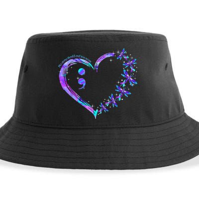 No story should end too soon Suicide Prevention Awareness Sustainable Bucket Hat