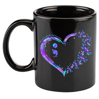 No story should end too soon Suicide Prevention Awareness 11oz C Handle Ceramic Mug