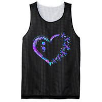 No story should end too soon Suicide Prevention Awareness Mesh Reversible Basketball Jersey Tank