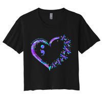 No story should end too soon Suicide Prevention Awareness Crop Top