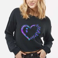 No story should end too soon Suicide Prevention Awareness Cropped Pullover Crew