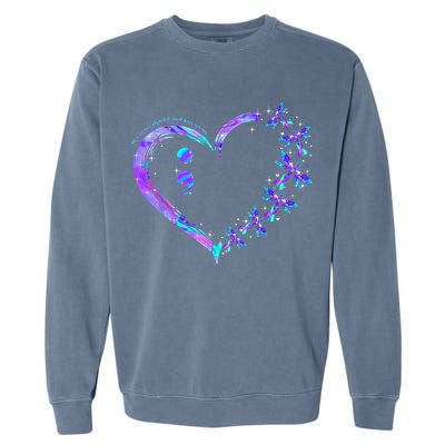 No story should end too soon Suicide Prevention Awareness Garment-Dyed Sweatshirt