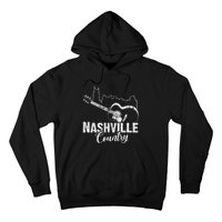 Nashville Skyline Tennessee Country Music Guitar Player Hoodie