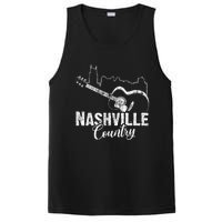 Nashville Skyline Tennessee Country Music Guitar Player PosiCharge Competitor Tank