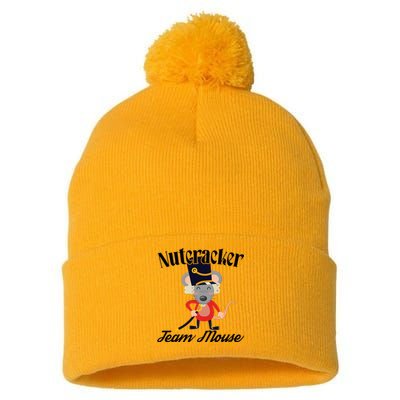 Nutcracker Soldier Toy Christmas Dance Team Mouse Pom Pom 12in Knit Beanie