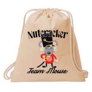 Nutcracker Soldier Toy Christmas Dance Team Mouse Drawstring Bag