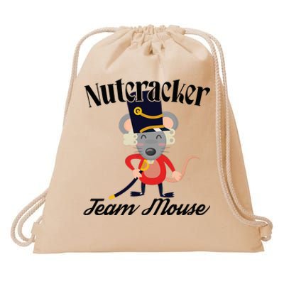 Nutcracker Soldier Toy Christmas Dance Team Mouse Drawstring Bag