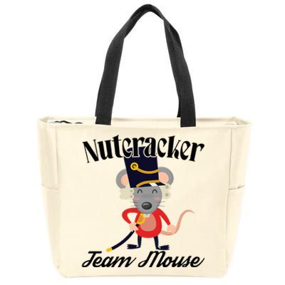 Nutcracker Soldier Toy Christmas Dance Team Mouse Zip Tote Bag