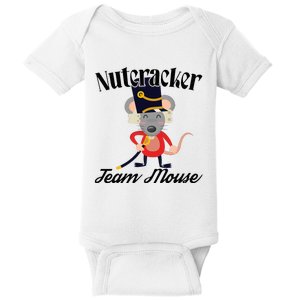 Nutcracker Soldier Toy Christmas Dance Team Mouse Baby Bodysuit