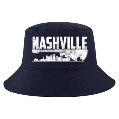 Nashville Skyline Tennessee Country Music Guitar Player Cool Comfort Performance Bucket Hat