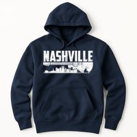 Nashville Skyline Tennessee Country Music Guitar Player Hoodie