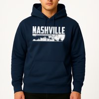 Nashville Skyline Tennessee Country Music Guitar Player Hoodie
