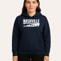 Nashville Skyline Tennessee Country Music Guitar Player Hoodie
