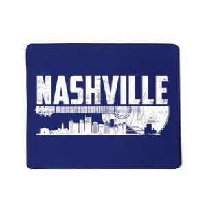 Nashville Skyline Tennessee Country Music Guitar Player Mousepad