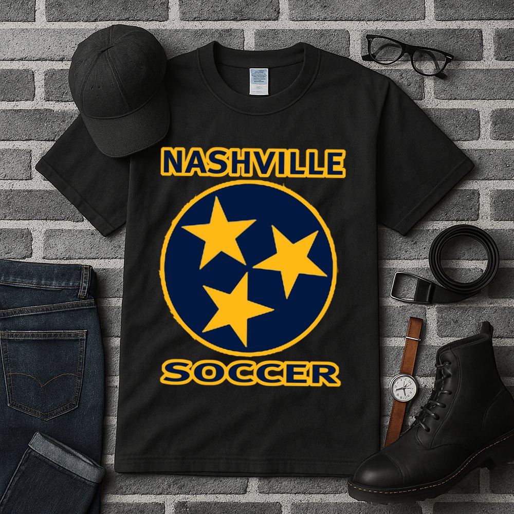 Nashville Soccer Tennessee TriStar Flag Hoodie Tall T-Shirt